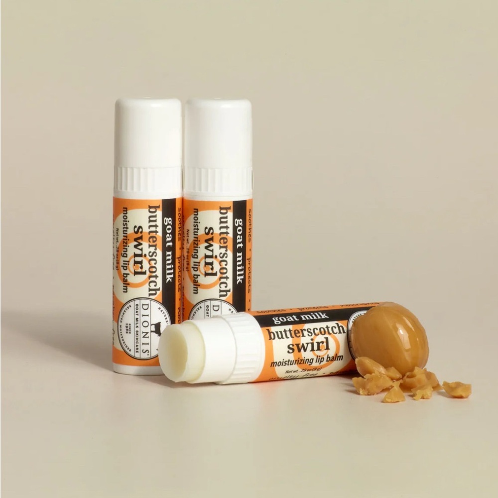 Dionis Goat Milk Lip Balm Butterscotch Swirl